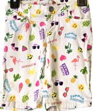 Bermuda Bermuda Infantil Meninas Tamanho 5 Emojis Colorida Verão Praia DIVERTIDA! comprar usado  Enviando para Brazil