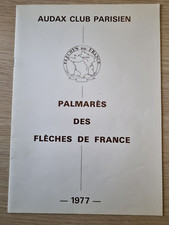 Palmarès flèches cyclotouris d'occasion  Paris XV