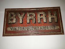 Byrrh plaque publicitaire d'occasion  Ploërmel