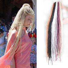 Usado, Caixa de tranças onduladas encaracoladas finas 28" micro locs crochê trança dreads extensão de cabelo comprar usado  Enviando para Brazil
