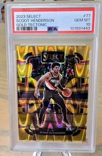 2023-2024 Select Scoot Henderson GOLD Tectonic Concourse 2/10 PSA 💎 MT 10 comprar usado  Enviando para Brazil