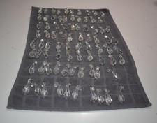 Usado, LOTE 80 cristais de lustre vintage artesanato de 2,5 pol. comprar usado  Enviando para Brazil
