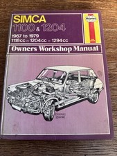 Simca 1100 1204 for sale  WARWICK
