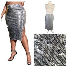 Silver skirt size for sale  KING'S LYNN
