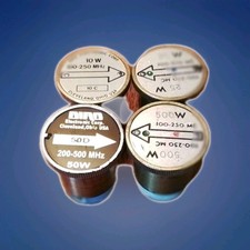 4 - Elementos medidores Bird 43 Watt 10 Watts, 25 Watts, 50, Watts, 500 Watts comprar usado  Enviando para Brazil