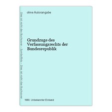 Grundzuge verfassungsrechts bu gebraucht kaufen  Bad Vilbel