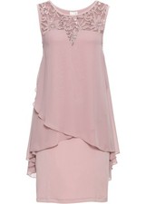 Jerseykleid chiffon rosenholz gebraucht kaufen  Deutschland