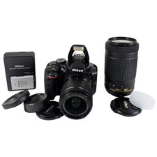 Usado, Câmera Nikon D D3400 24.2MP DSLR (Kit com Lente 18-55mm VR, 70-300mm) 11K SH comprar usado  Enviando para Brazil