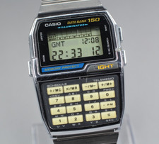 Testado! [Exc+5] Vintage CASIO Data Bank DBC-1500 Calculadora Relógio Digital JAPÃO comprar usado  Enviando para Brazil