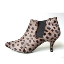 Usado, Botas de tornozelo Pour La Victoire Anabella cinza com estampa animal cabelo de pônei tamanho 10 comprar usado  Enviando para Brazil