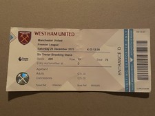 West ham manchester for sale  MACCLESFIELD