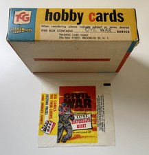 Usado, TOPPS CHICLETE INC 1962 GUERRA CIVIL CARTÃO COMERCIAL CAIXA DE BALCÃO DE EXIBIÇÃO VAZIA  comprar usado  Enviando para Brazil