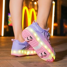 Patins criança 4 rodas tênis menino menina treinador crianças tênis de patinação esportiva comprar usado  Enviando para Brazil