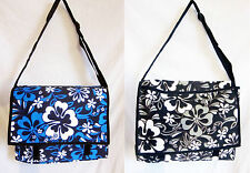 Estampado Hawaiano Bandolera/Mochila Escolar Lona, Forrado Correa Ajustable comprar usado  Enviando para Brazil