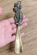 Antique dog brass for sale  FAVERSHAM