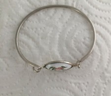 Bracelet floral plaque d'occasion  Cergy-