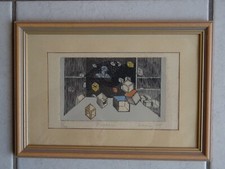 Ancien tableau lithographie d'occasion  France