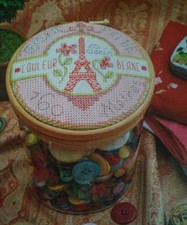 Stickvorlage kreuzstich paris gebraucht kaufen  Bad Buchau
