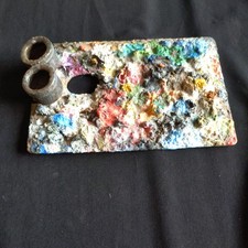 Vintage artists palette for sale  WINKLEIGH
