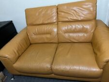 Leather sofa suite for sale  LEICESTER