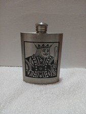 Vintage pewter flask for sale  Richmond