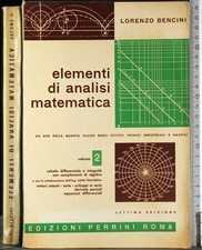 Elementi analisi matematica. usato  Ariccia