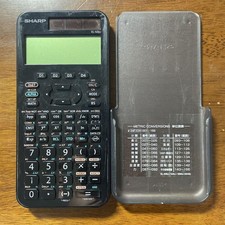 Calculadora Sharp EL-958A com tabela de conversão métrica preta usada comprar usado  Enviando para Brazil