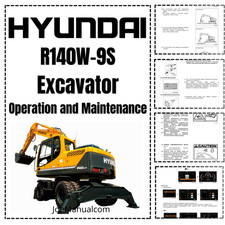 Escavadeira Hyundai R140W-9S operação e manutenção RU PDF comprar usado  Enviando para Brazil