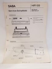 Saba service schaltbild gebraucht kaufen  Hörstel