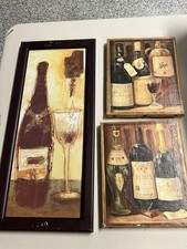 Lot wine themed for sale  Cypress