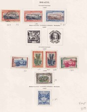 1937-1945 COLEÇÃO BRASIL NA PÁGINA ÁLBUM EM PERFEITO ESTADO ARTICULADO, SEM CHICLETE, USADO comprar usado  Enviando para Brazil