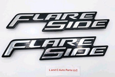 Usado, 92-96 Ford F150 Flare Side Direita Esquerda Fender Emblema Letras Logotipo Emblema Conjunto OEM comprar usado  Enviando para Brazil