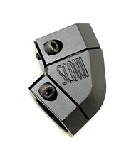 SCONI LEAN LOCKING ALUMÍNIO FEEDNECK PAINTBALL COTOVELO 7/8"-1" - PRETO POEIRA   comprar usado  Enviando para Brazil