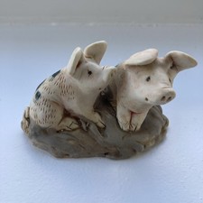 Porcelain pigs handmade for sale  YELVERTON