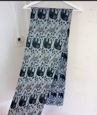 Elephant pattern scarf for sale  LONDON