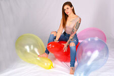 5x WorldBalloon WB- Q24" Riesen Kristall- Luftballons * Longneck * 60cm+ Ø *dick comprar usado  Enviando para Brazil