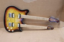 Guitarra elétrica rara OLP Ernie Ball MM612 gola dupla 6/12 cordas colecionável comprar usado  Enviando para Brazil