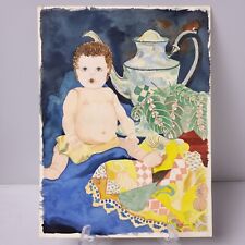 Vintage watercolor painting for sale  Danville
