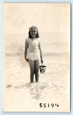Postcard young girl for sale  LLANFAIRFECHAN