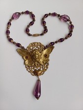 Czech glass amethyst for sale  SUNDERLAND