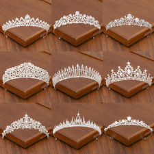 Tiara nupcial coroa cabelo acessórios feminino cor prata coroa tiara nupcial comprar usado  Enviando para Brazil