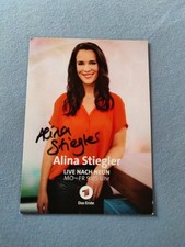 Alina stiegler autogrammkarte gebraucht kaufen  Barnstorf