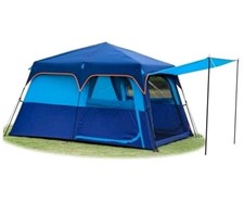Tenda instantânea Ktt 6-8 pessoas (C), grandes tendas de cabine familiar, tenda automática azul escuro, usado comprar usado  Enviando para Brazil