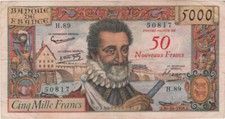 Francs 5000 francs d'occasion  Nice-