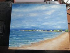 Tableau acrylique toile d'occasion  Boulogne-sur-Mer