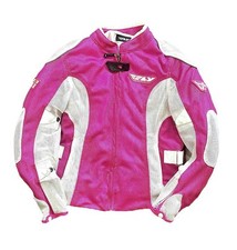 Jaqueta acolchoada de motociclista Fly Racing CoolPro II rosa com forro com zíper comprar usado  Enviando para Brazil