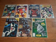 Protetor letal Web of Spider-Man #100 Venom #1 + mais. Lote de 7 quadrinhos do Homem-Aranha , usado comprar usado  Enviando para Brazil