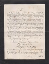 1886 faire part d'occasion  Toulouse-