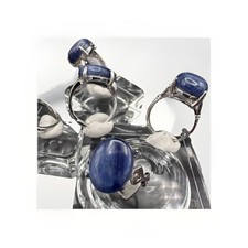 Crystal ring blue for sale  CWMBRAN
