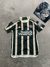 Camiseta vintage Adidas para hombre talla M verde rojo blanco Manchester United Aeroready, usado segunda mano  Embacar hacia Argentina